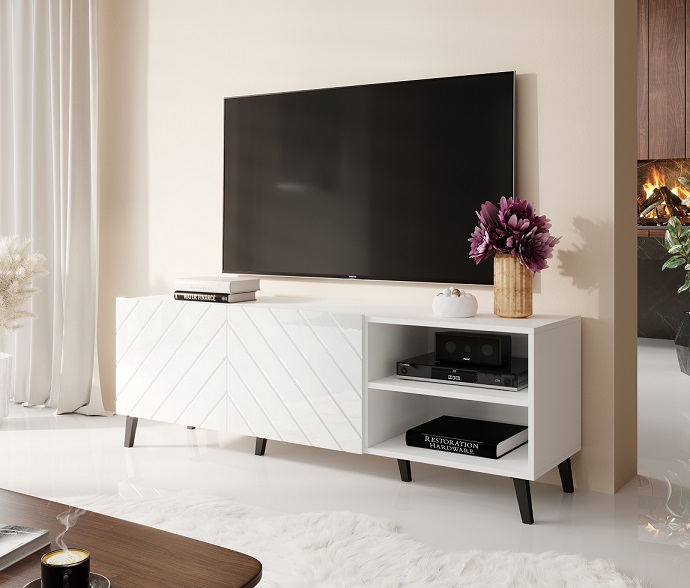 Abeto Tv stolík 150 biely
