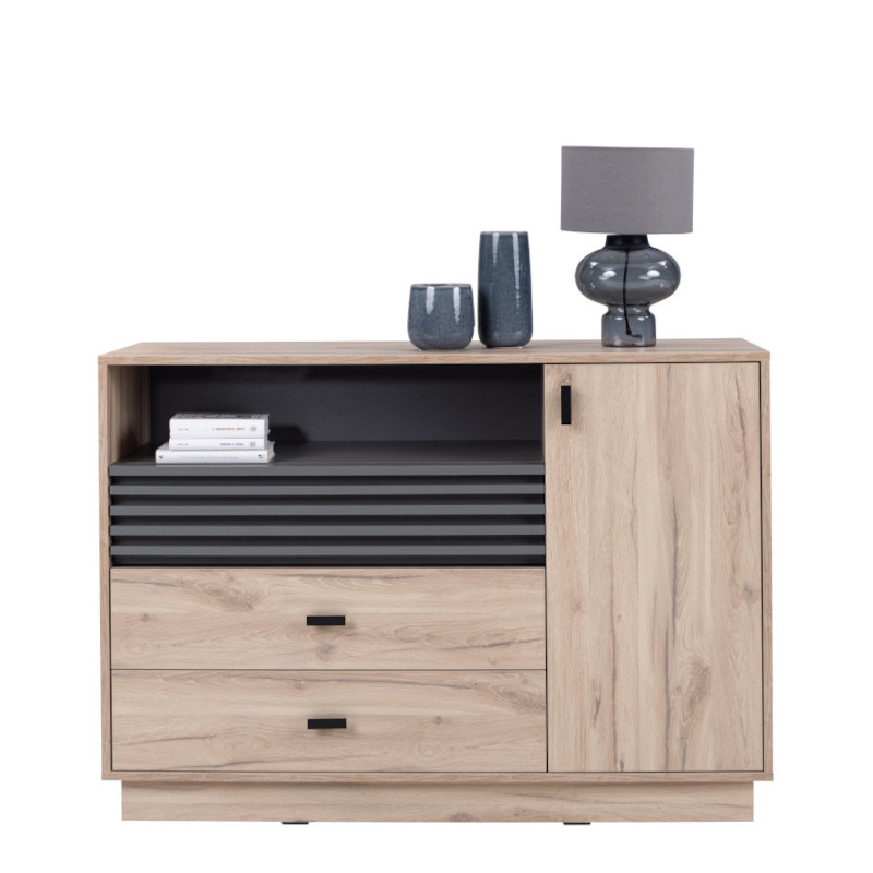 Allmo Komoda AL7 dub/antracit
