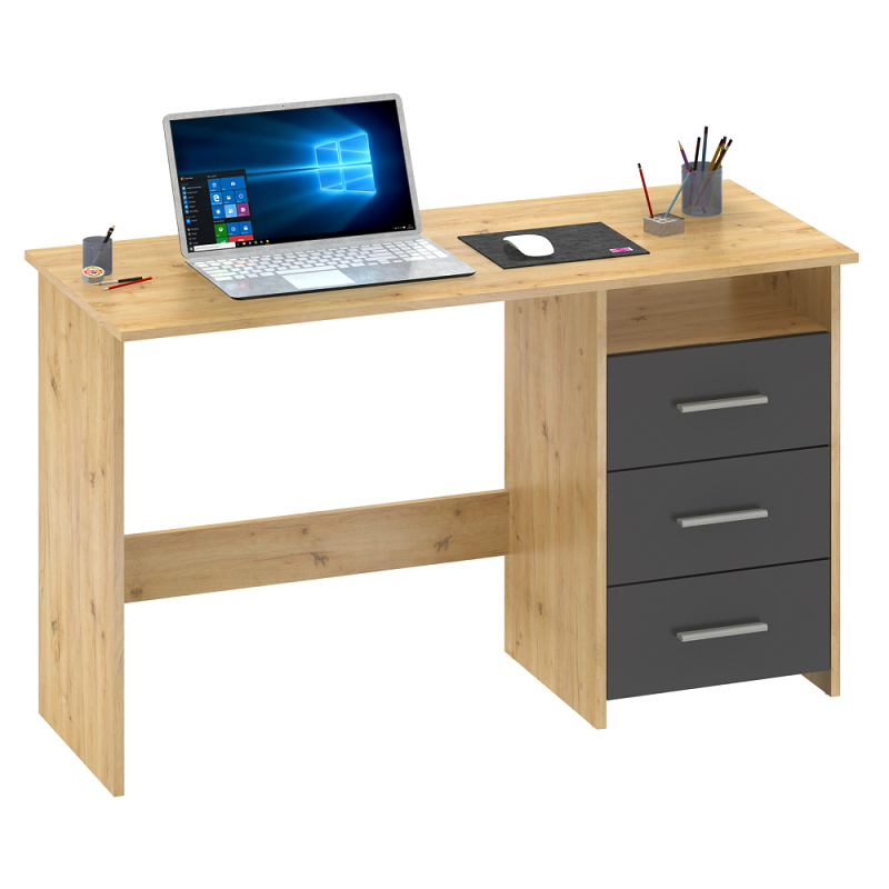 Pc stolík Laristote new dub artisan/grafit